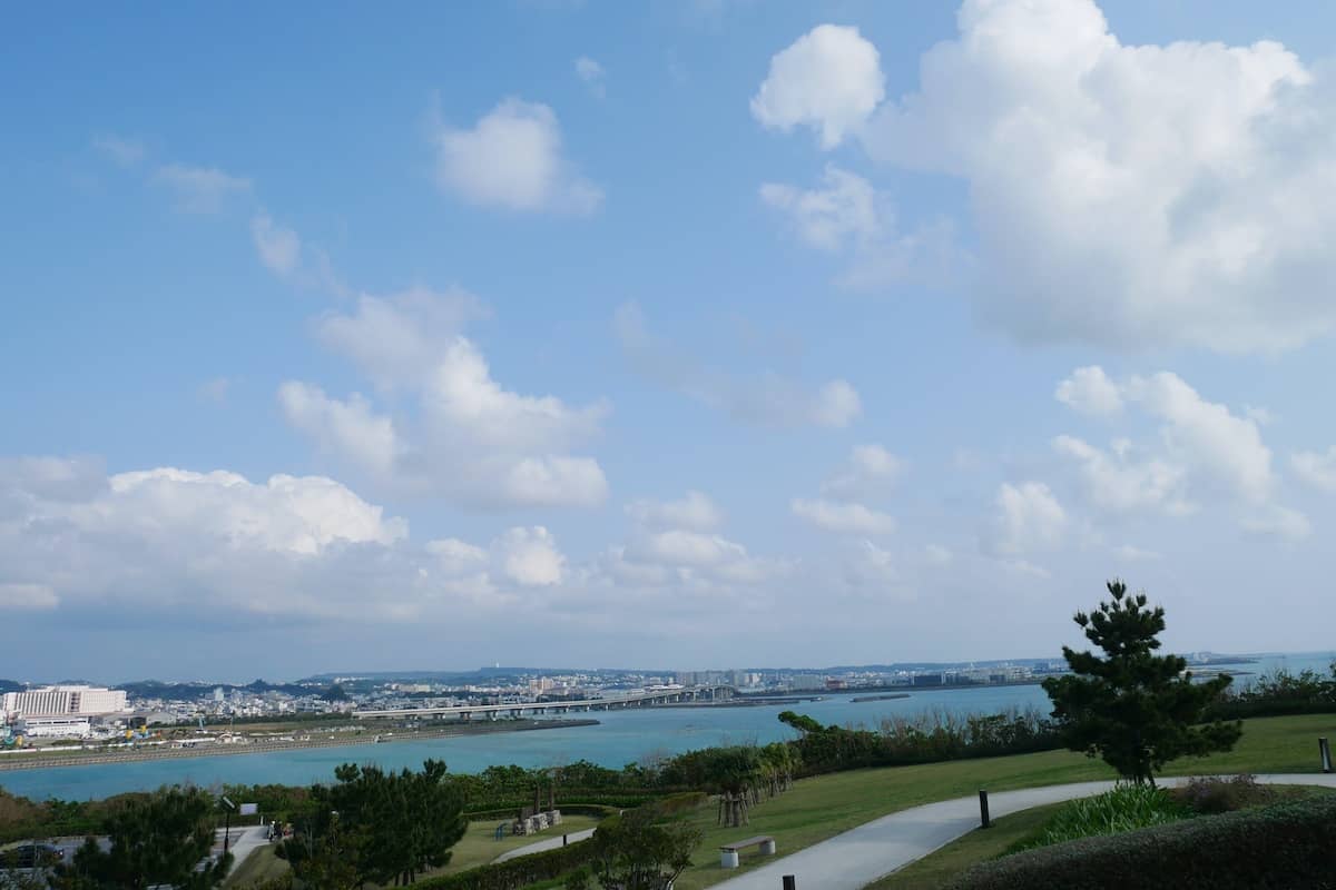 瀬長島２０２１年３月１１日　展望台からの眺め